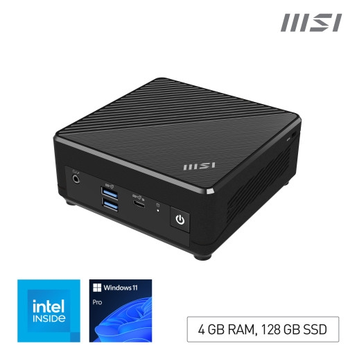 Msi Cubi N Adl Intel N Gb Memory Gb Ssd Windows Pro Sff